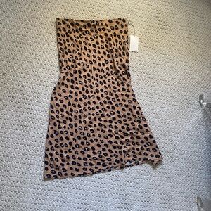 New Day Leopard Print Midi Skirt - Size M